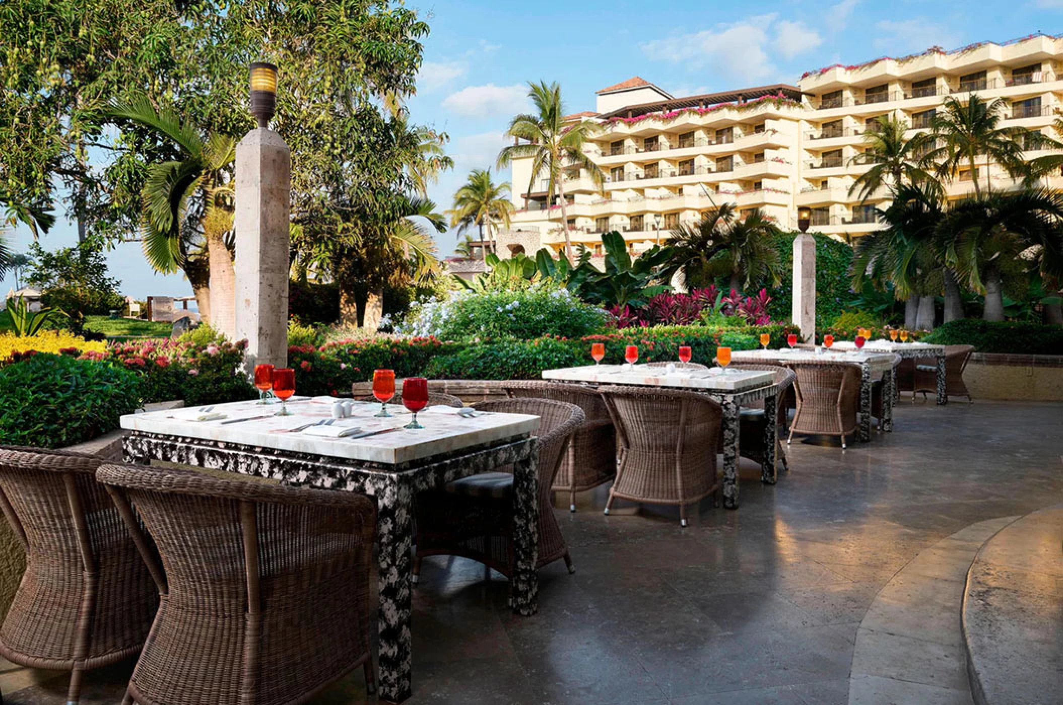 La Estancia Restaurant Terrace at Marriott Puerto Vallarta