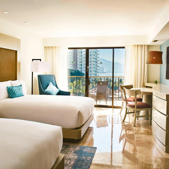 Double room oceanview at Marriott Puerto Vallarta