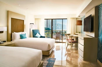 Double room oceanview at Marriott Puerto Vallarta