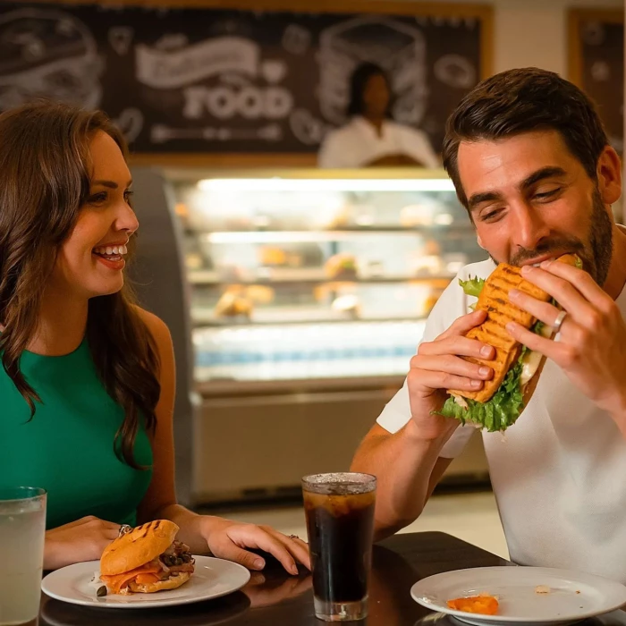 couple snacks at Moon Palace Jamaica