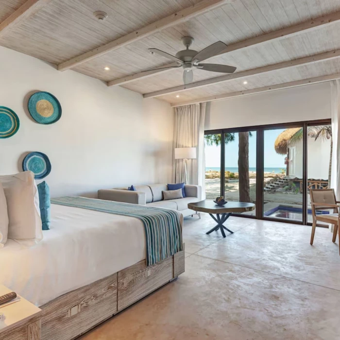 deluxe junior suite swim out at Mystique Holbox by Royalton