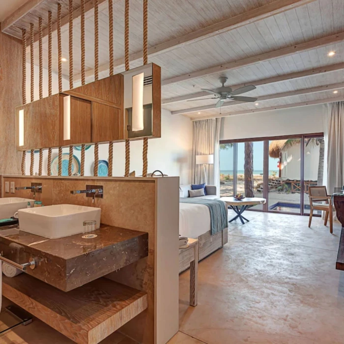 deluxe junior suite swim out at Mystique Holbox by Royalton