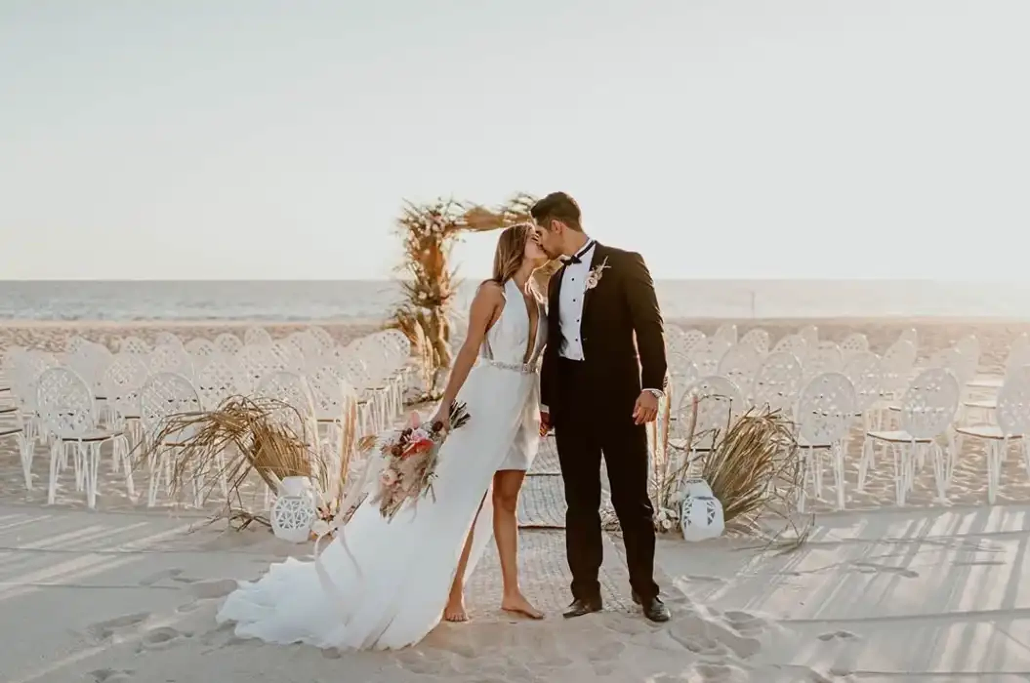 Ceremony on the beach at Nobu Hotel Los Cabos