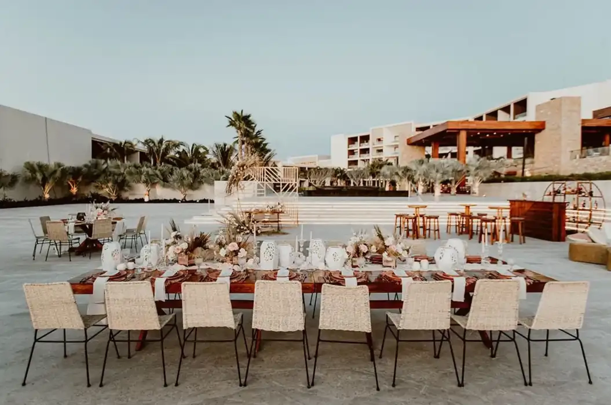 Dinner reception at Nobu Hotel Los Cabos