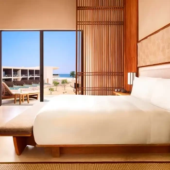 Ocean view suite at Nobu Hotel Los Cabos