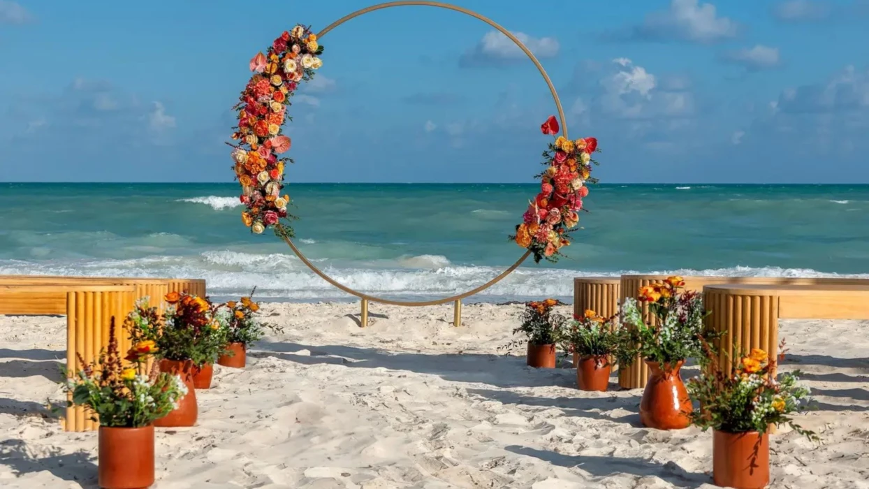 beach venue at Ocean Allure Costa Mujeres