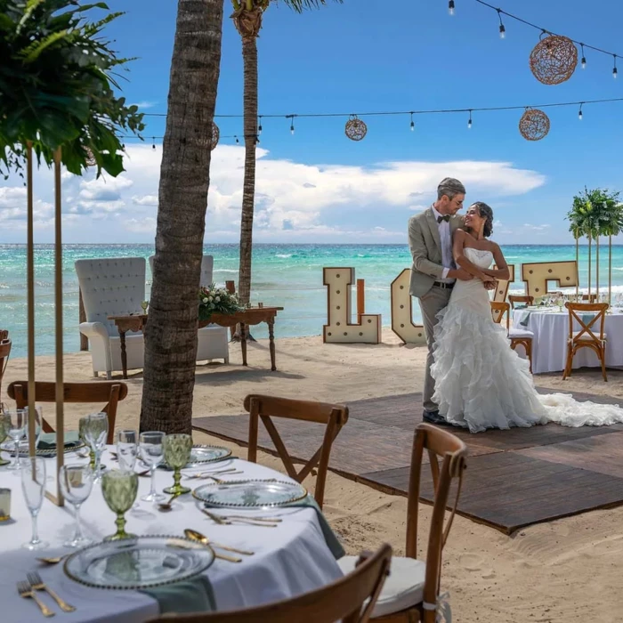 beach venue at Ocean Allure Costa Mujeres