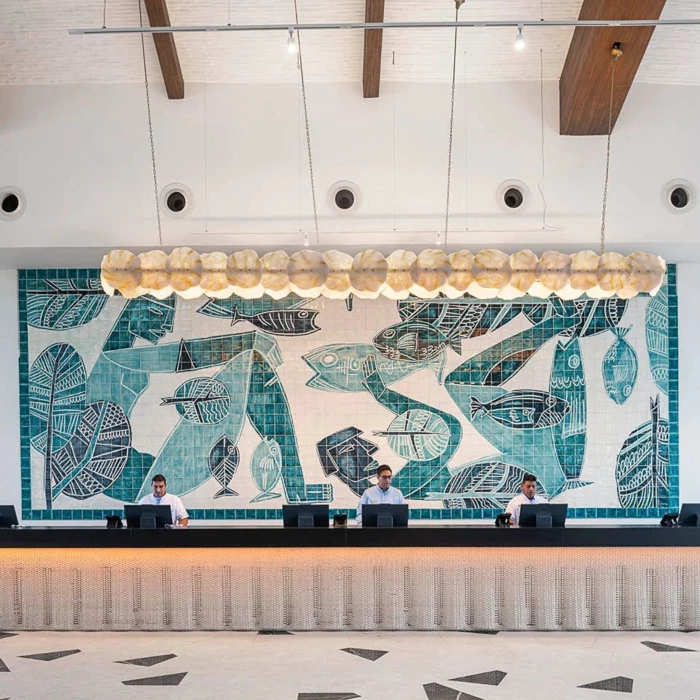 front desk at Ocean Allure Costa Mujeres