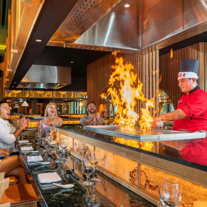 teppanyaki at Ocean Allure Costa Mujeres