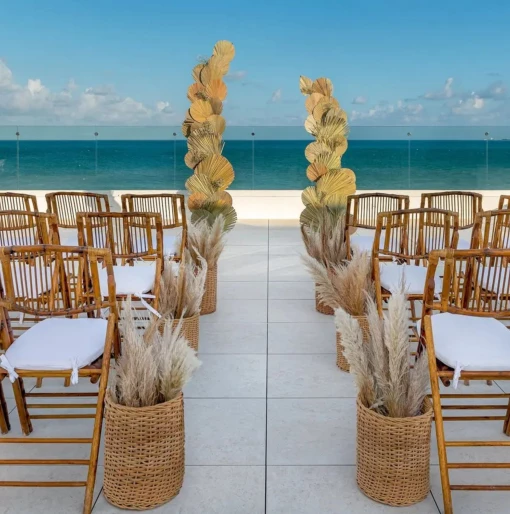 rooftop wedding venue at Ocean Allure Costa Mujeres