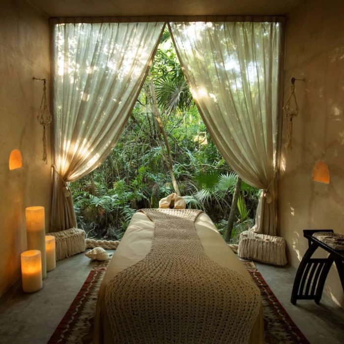 spa massage room at Palmaia - The House of AiA