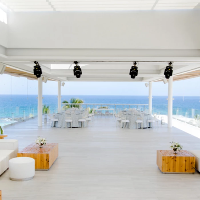 Dinner reception in Gabi Sky Bar at Paradisus Los Cabos