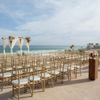 Ceremony in the ocean terrace at Paradisus Los Cabos