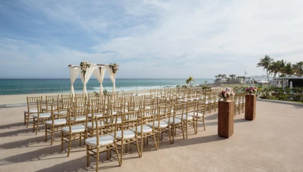 Ceremony in the ocean terrace at Paradisus Los Cabos