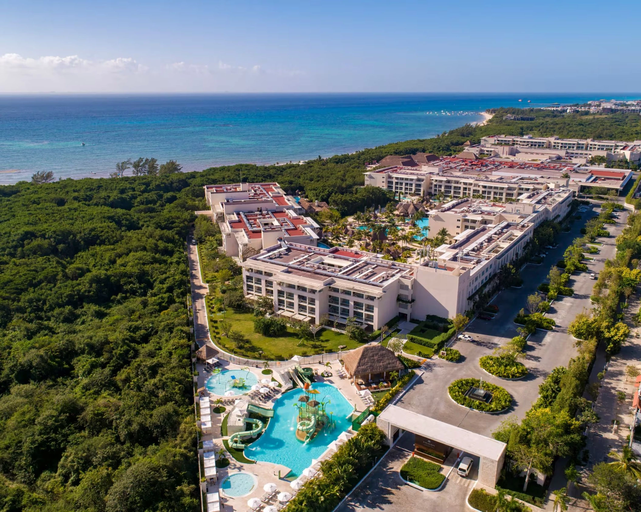 aerial view of Paradisus Playa Del Carmen