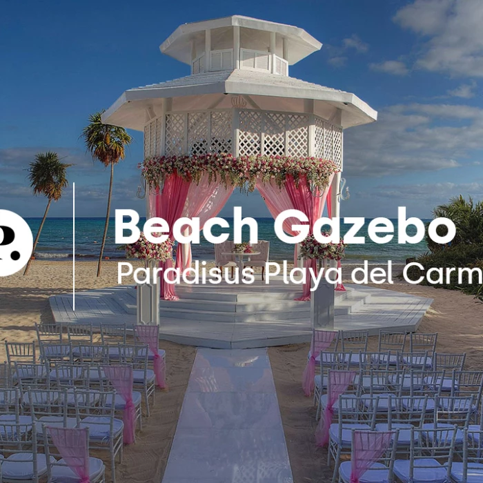 Beach Gazebo wedding venue video at Paradisus Playa del Carmen