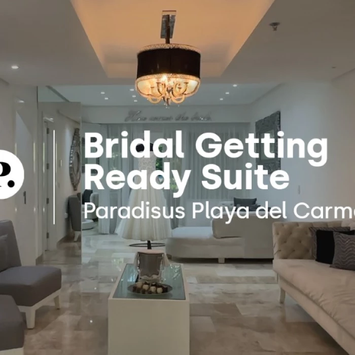 bridal getting ready suite at Paradisus Playa del Carmen