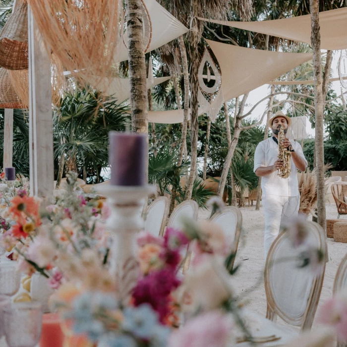 Kanna beach venue at Paradisus Playa Del Carmen and La Perla