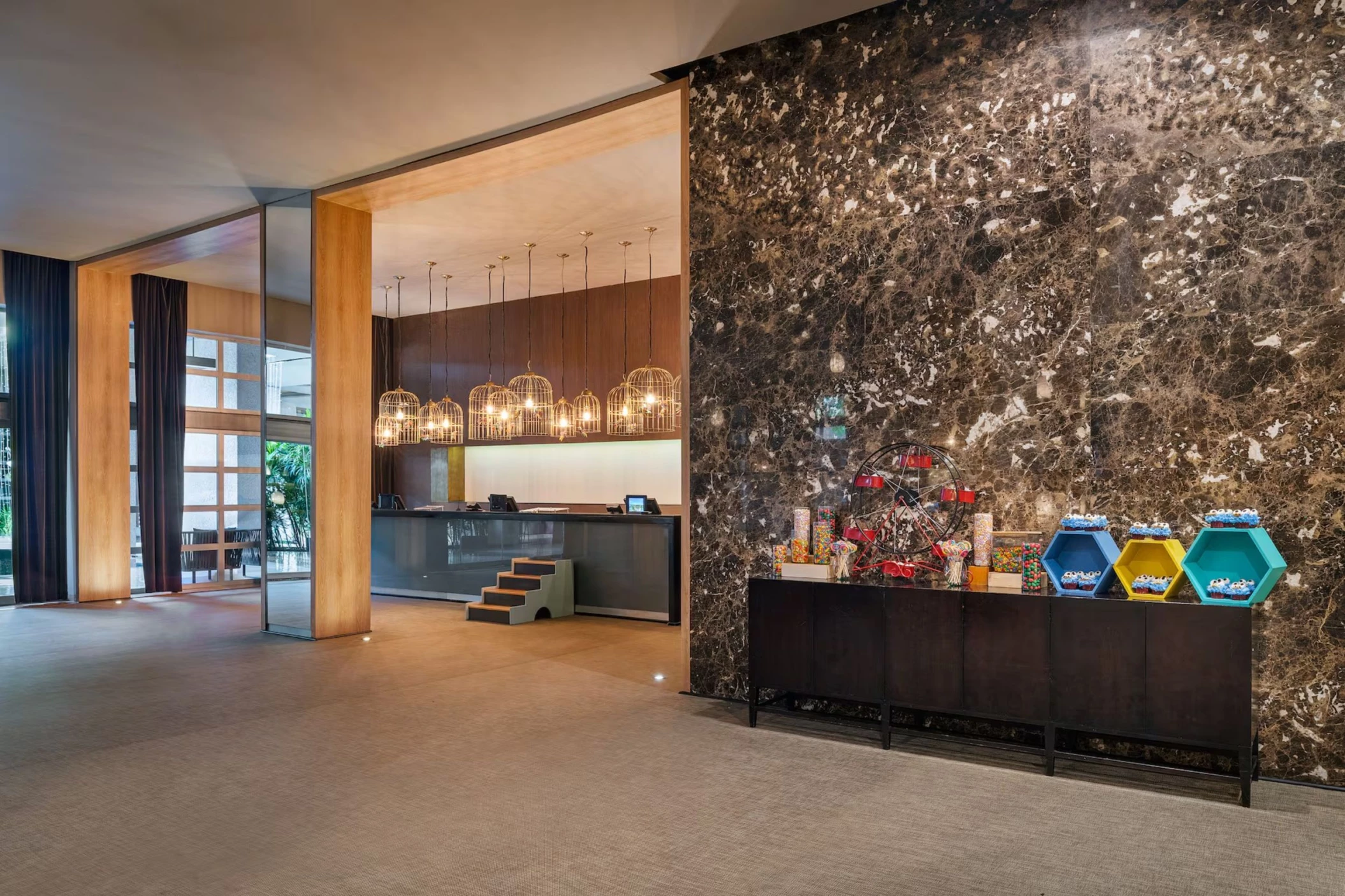 lobby at Paradisus Playa Del Carmen