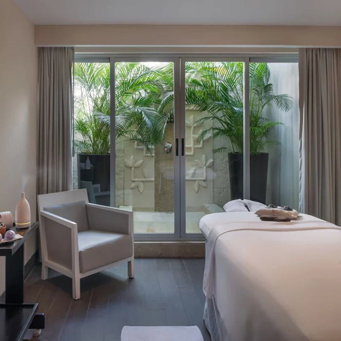 treatment room at the spa at Paradisus Playa Del Carmen