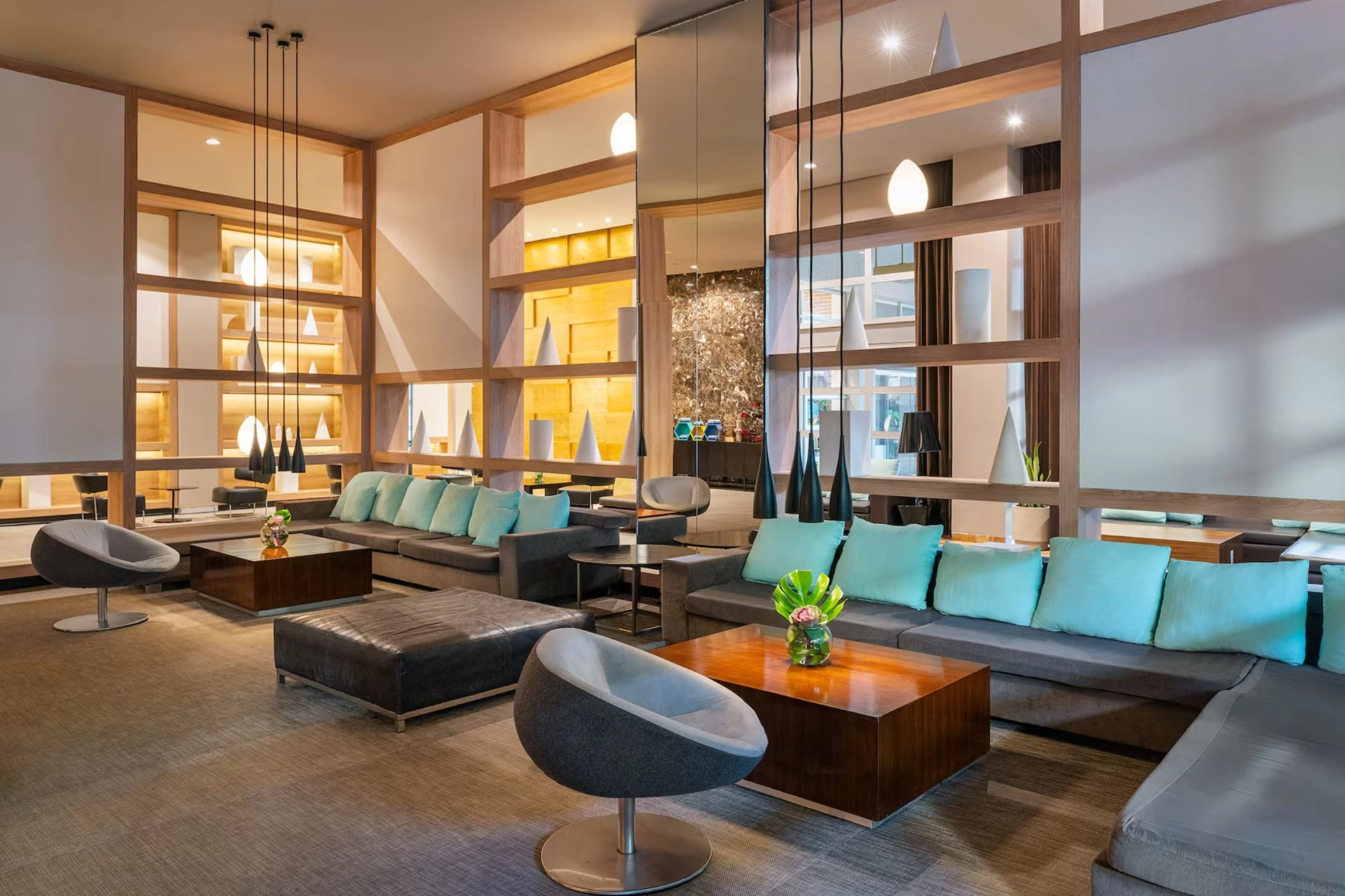 waiting area at the lobby at Paradisus Playa Del Carmen