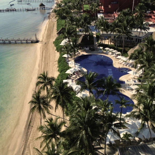 aerial view of Paraiso de la Bonita Riviera Maya