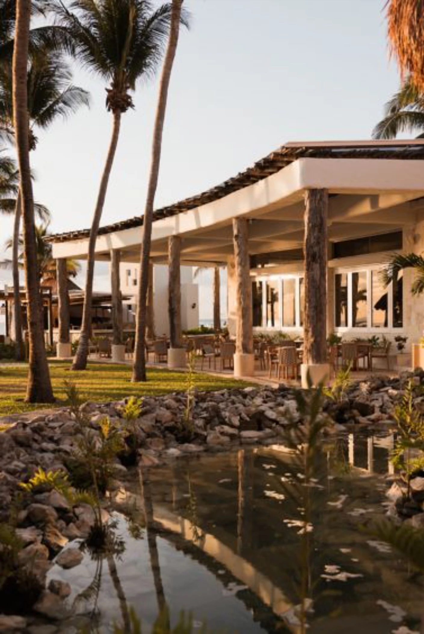 exteriors of cote a costa restaurant at Paraiso de la Bonita Riviera Maya