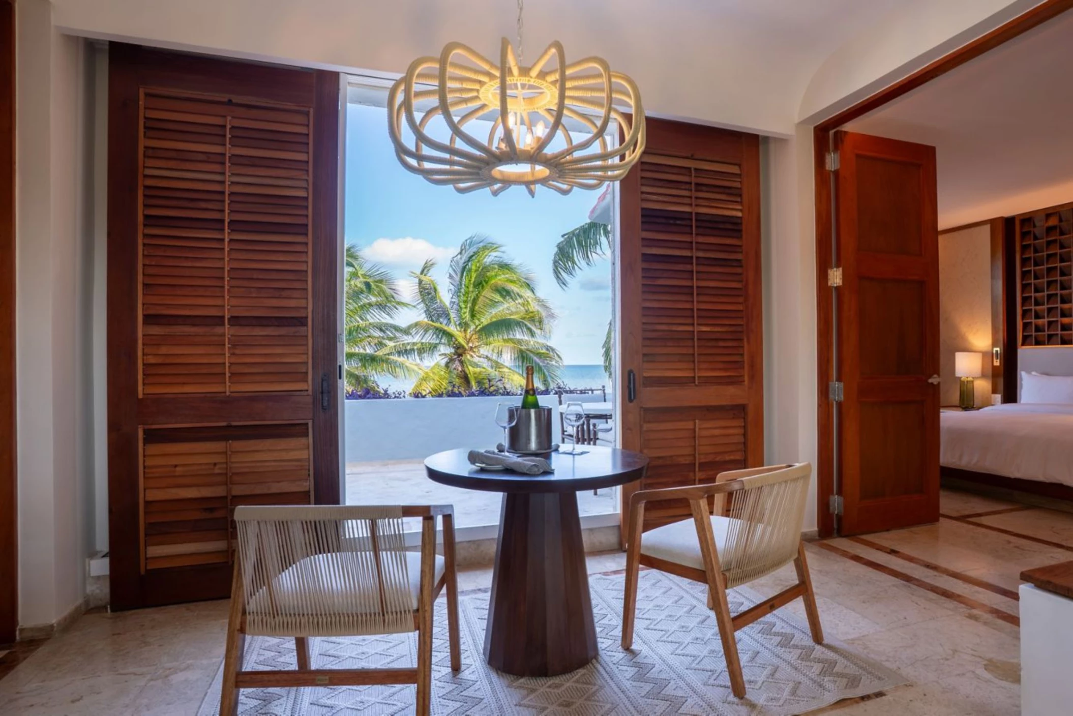 master suite ocean front at Paraiso de la Bonita Riviera Maya