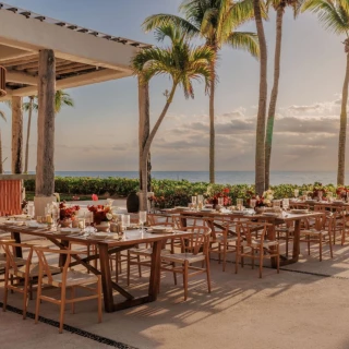 palms terrace at Paraiso de la Bonita Riviera Maya