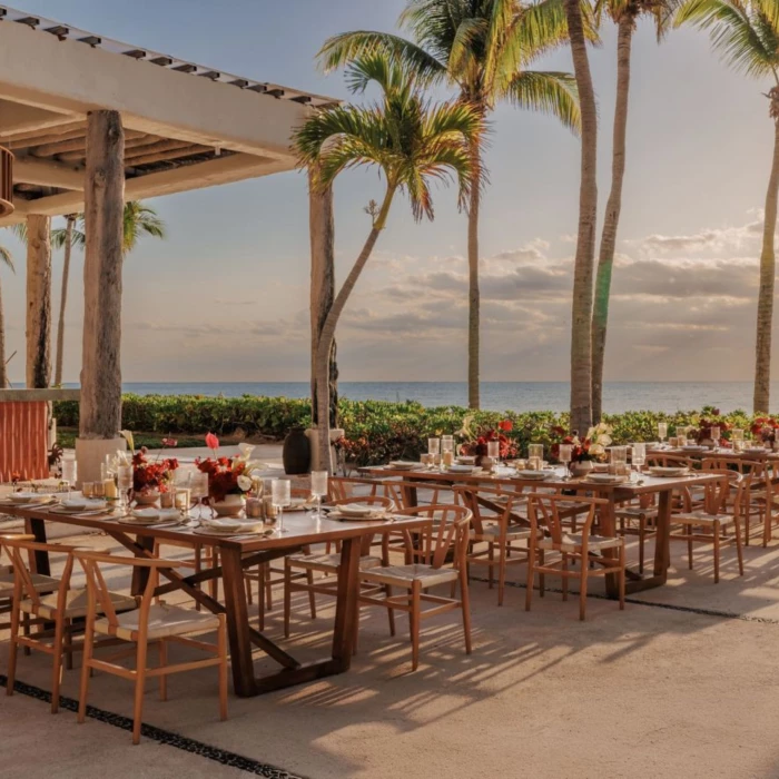 palms terrace at Paraiso de la Bonita Riviera Maya