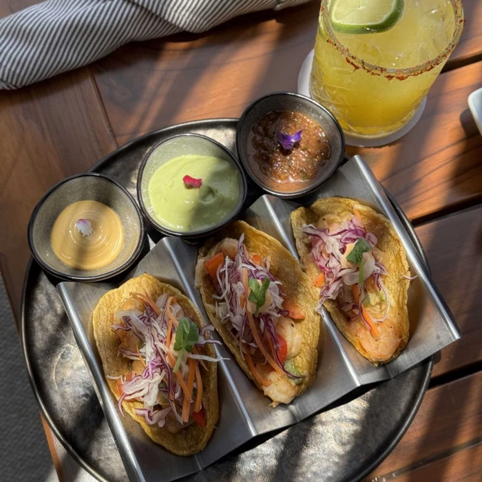 tacos at Paraiso de la Bonita Riviera Maya