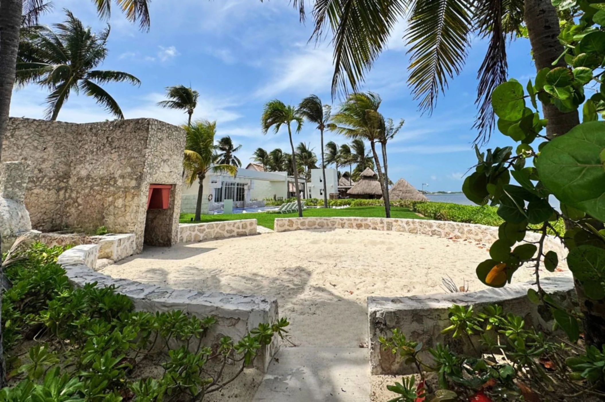 temazcal terrace venue at Paraiso de la Bonita Riviera Maya