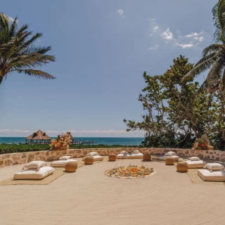 temazcal terrace venue at Paraiso de la Bonita Riviera Maya