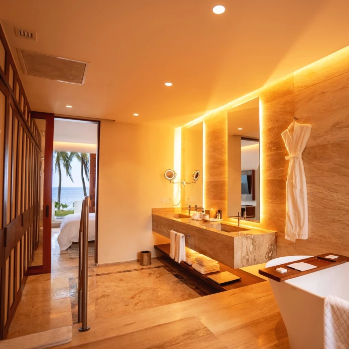 washroom of suite at Paraiso de la Bonita Riviera Maya