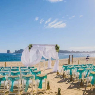 Beach wedding venue at Riu Palace baja california