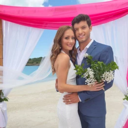 bride and groom at Royalton Antigua