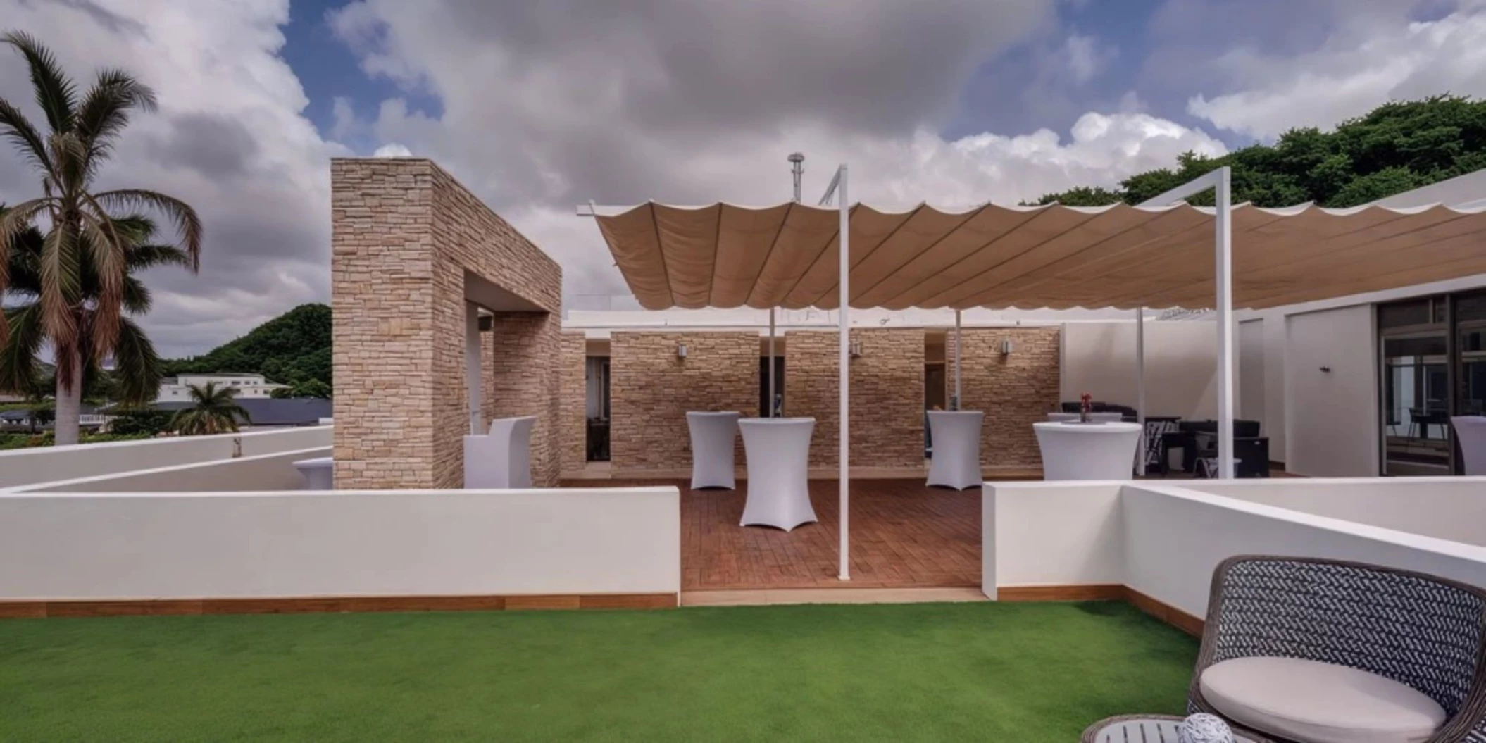 sky wedding venue at Royalton Antigua