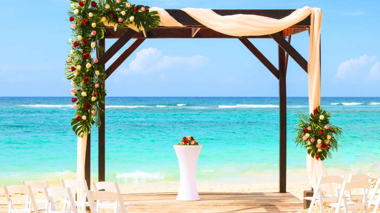 beach gazebo venue at Royalton CHIC Punta Cana