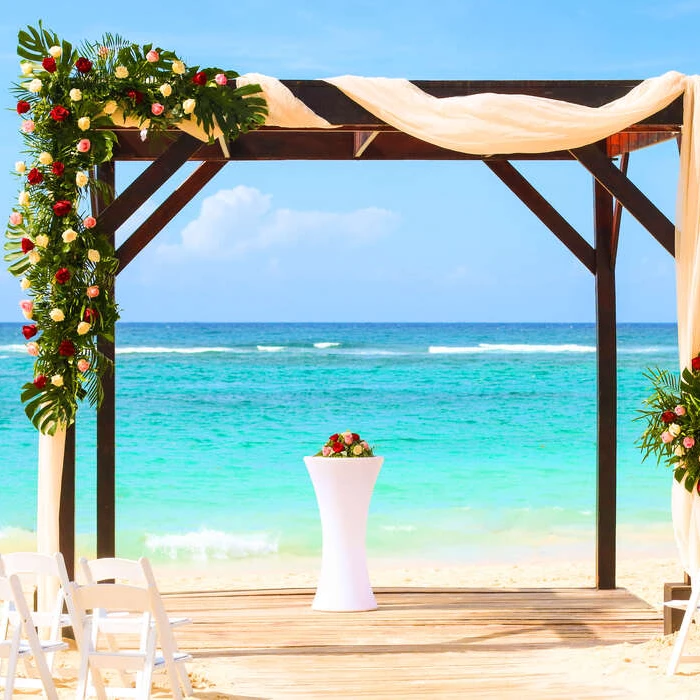 beach gazebo venue at Royalton CHIC Punta Cana