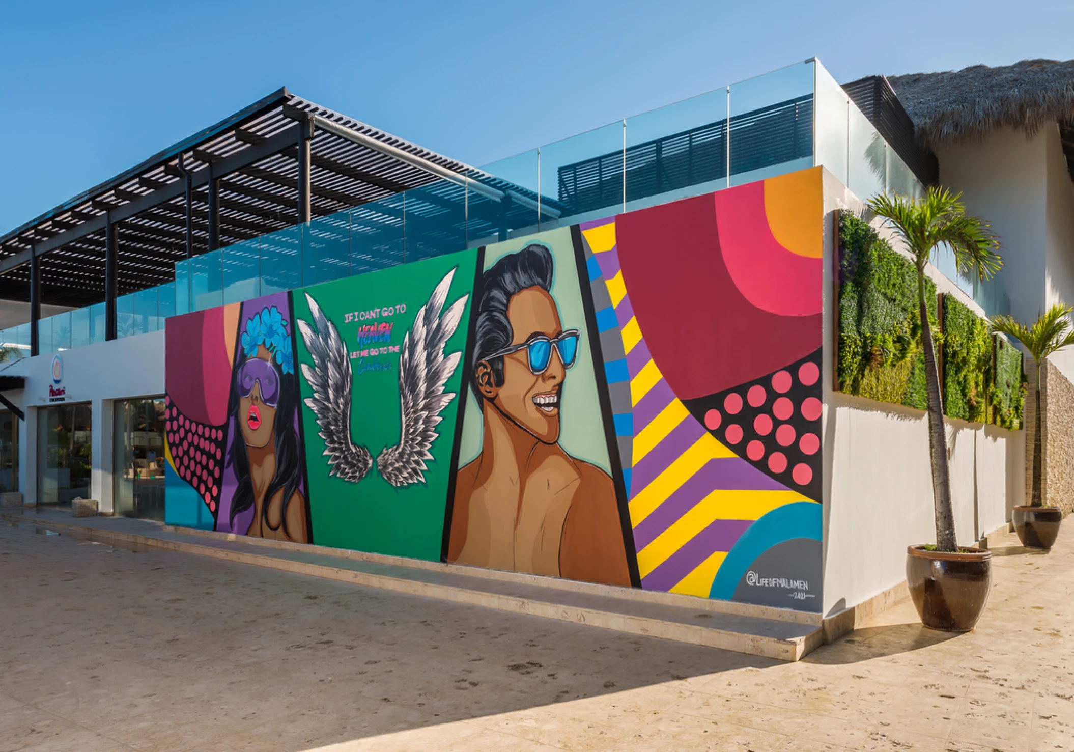 mural at Royalton CHIC Punta Cana