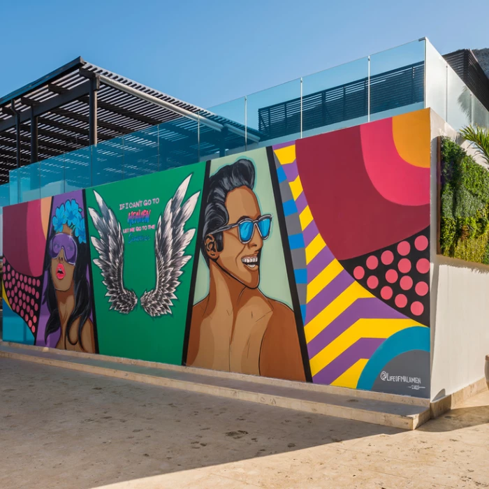 mural at Royalton CHIC Punta Cana