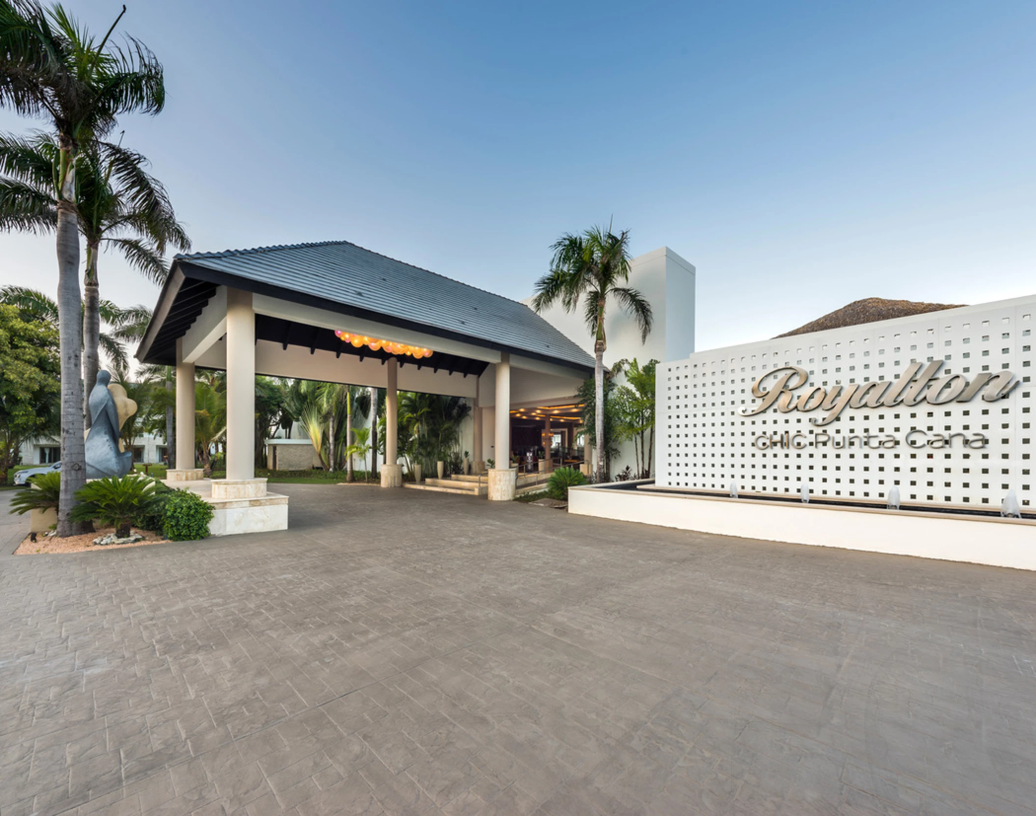 entrance of Royalton CHIC Punta Cana