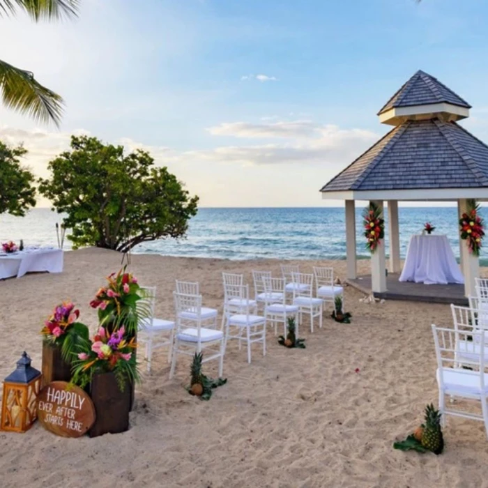 beach gazebo venue at royalton grenada