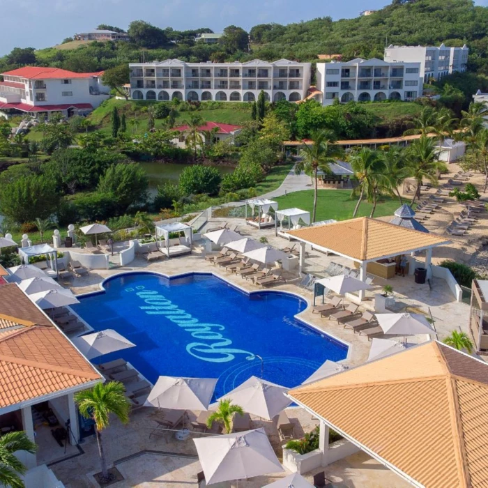 pools and landscaped gardens at royalton grenada