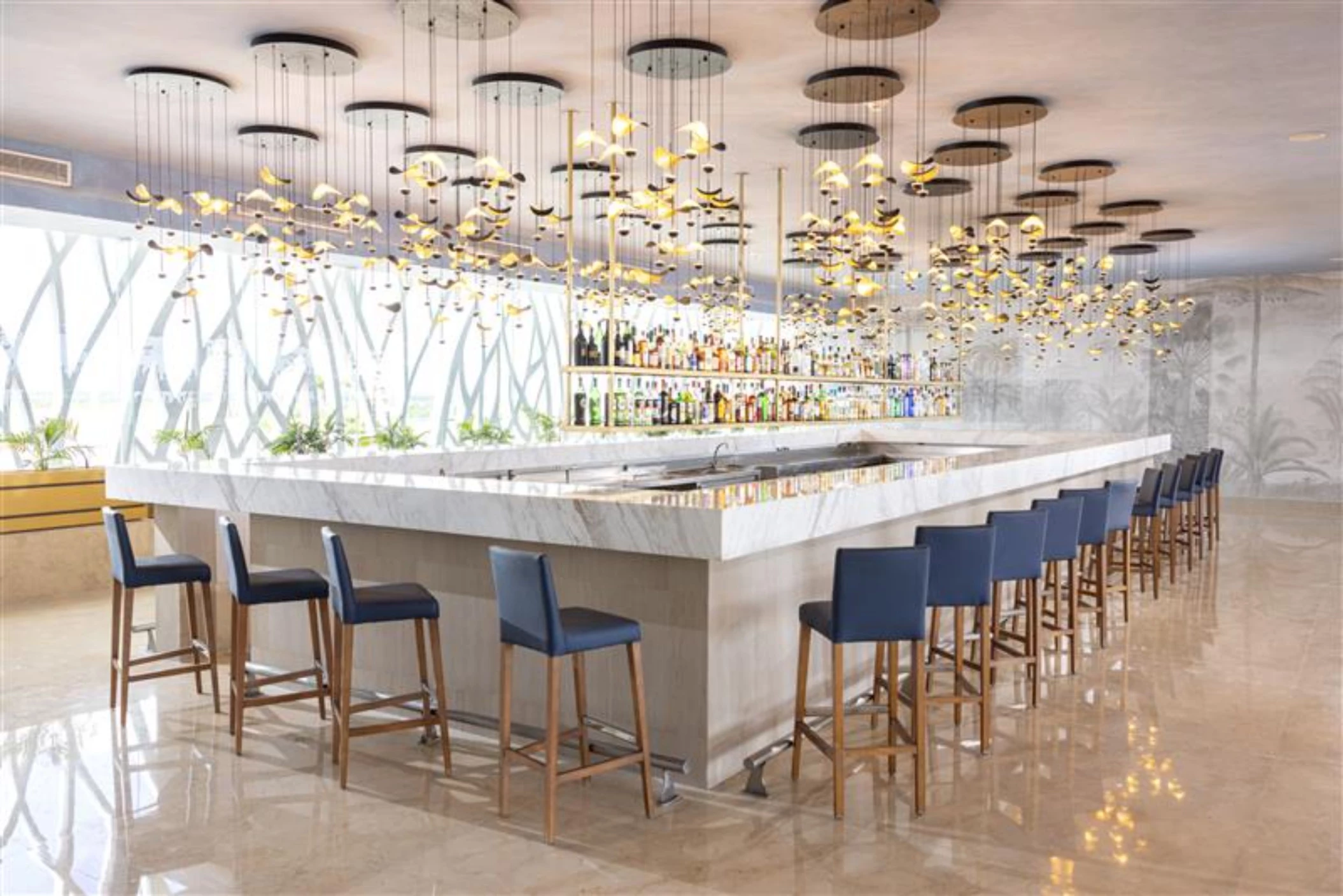 Lobby bar at Royalton Hideaway Riviera Cancun