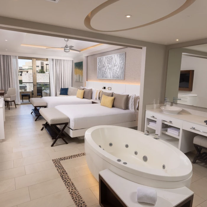 Luxury suite at Royalton Hideaway Riviera Cancun