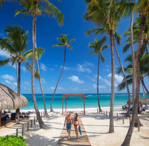 couple on the beach at Royalton Punta Cana