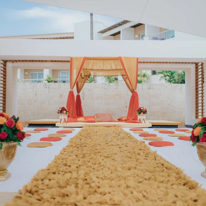 plaza lobby gazebo venue at Royalton Punta Cana