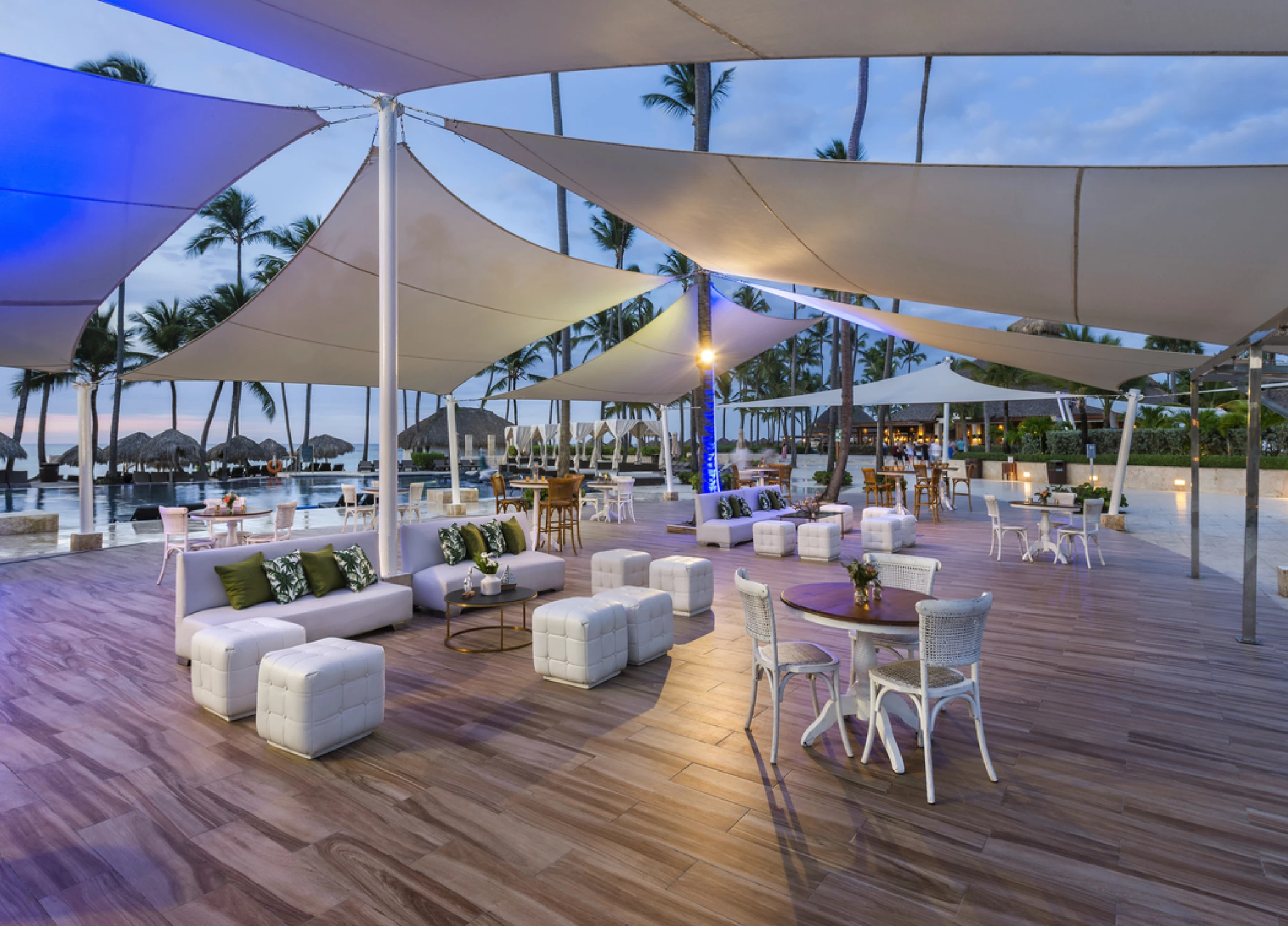 poolside restaurant at Royalton Punta Cana