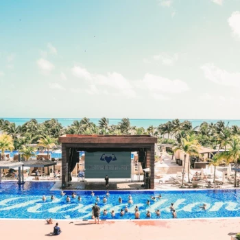Main Pool at Royalton Riviera Cancun Resort.